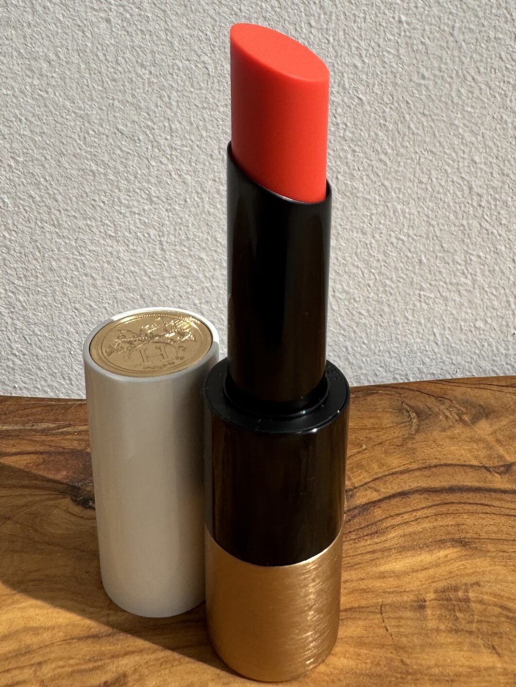 hermes rouge brillant silky lipstick corail jaipur