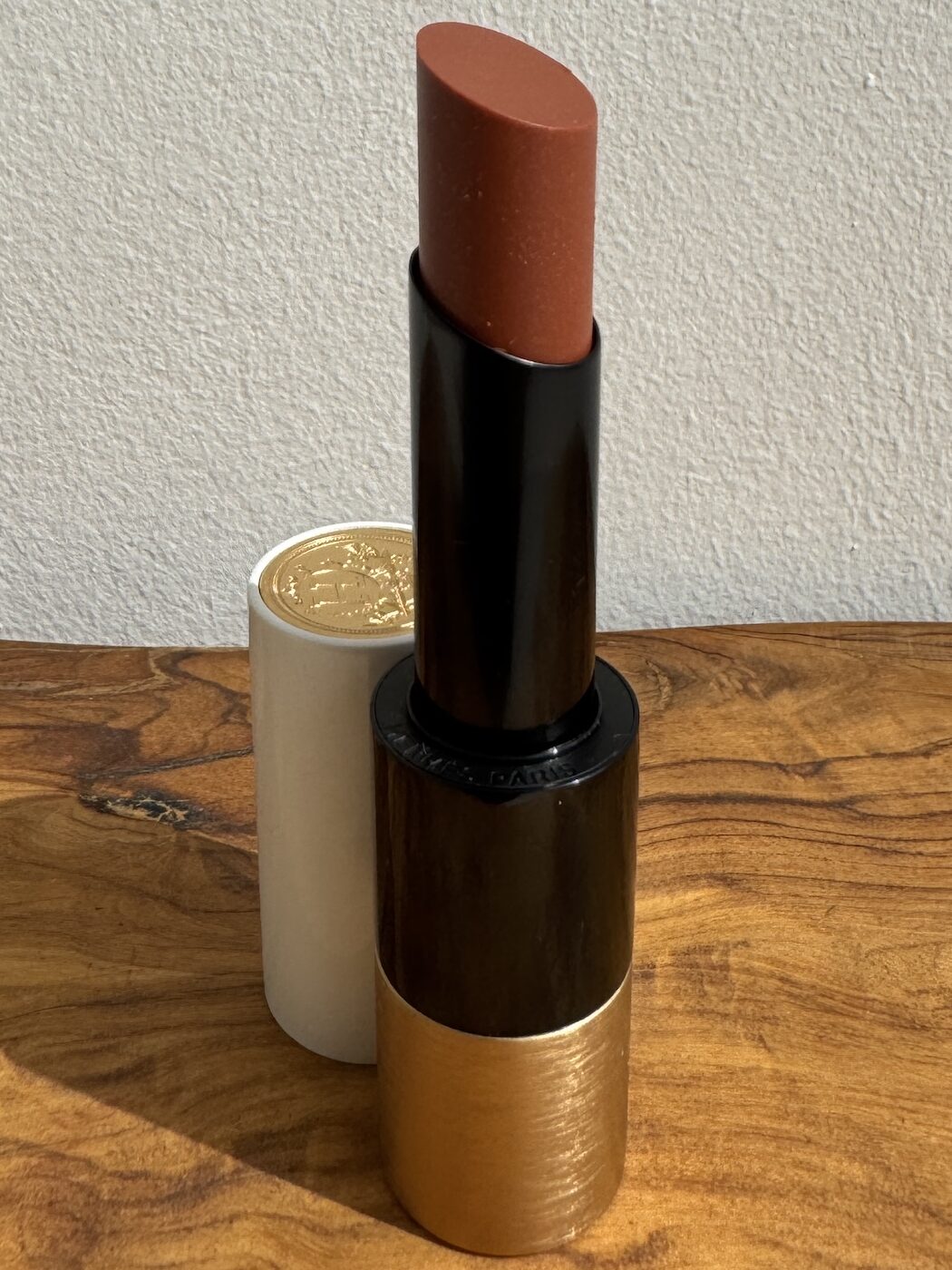 hermes rouge brillant silky lipstick brun d'ambre